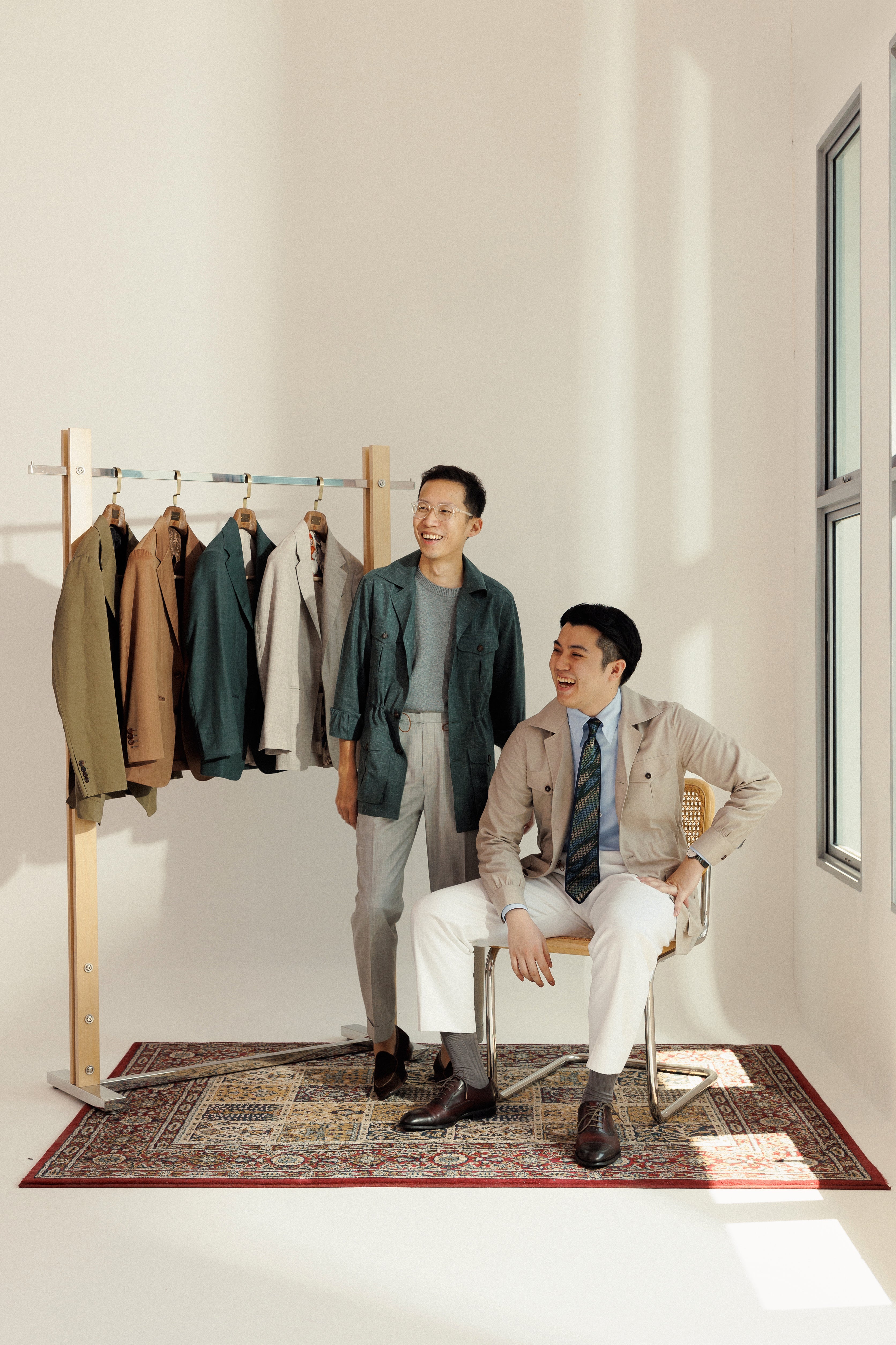Safari Jacket in Greige