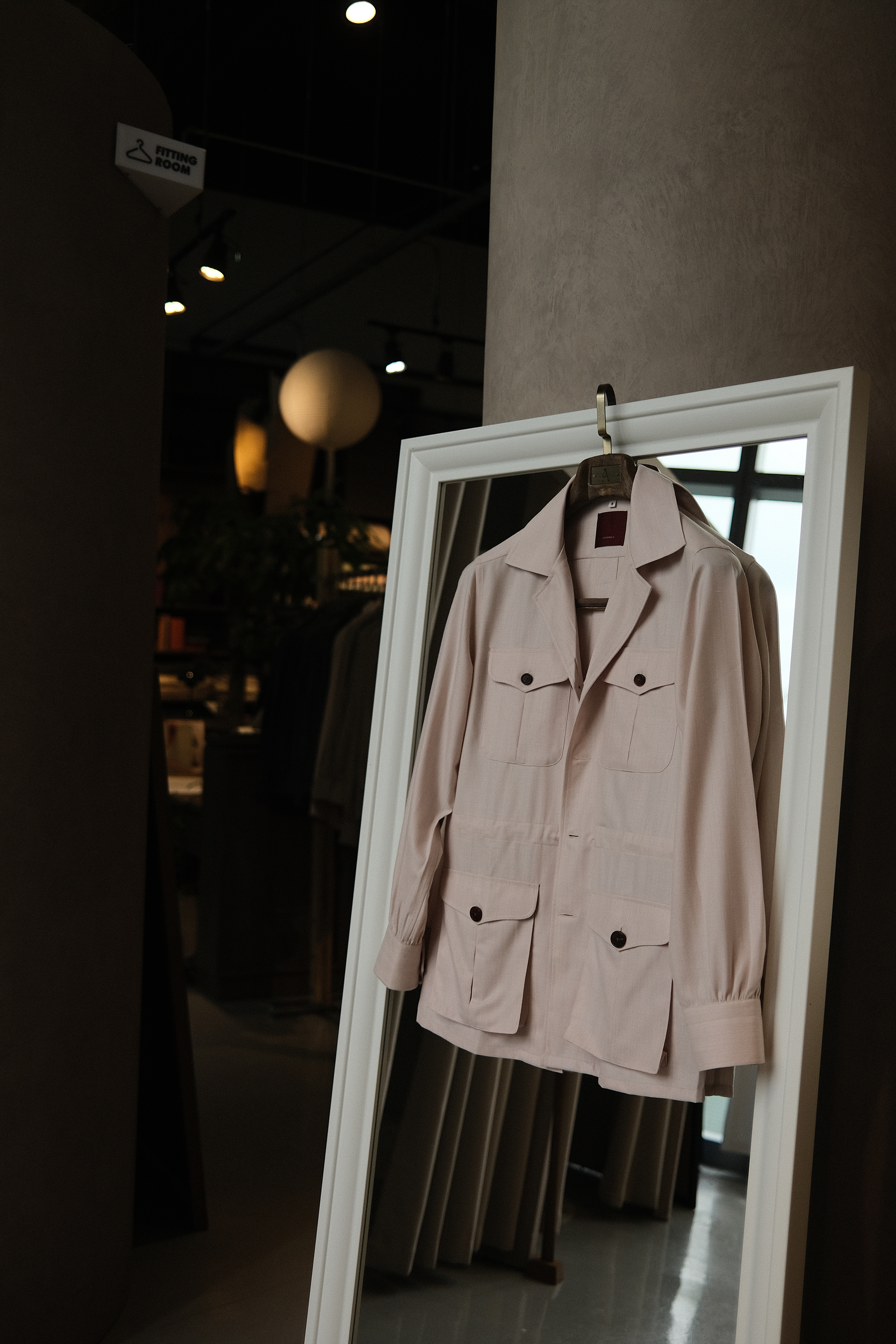 Safari Jacket In Pale Pink