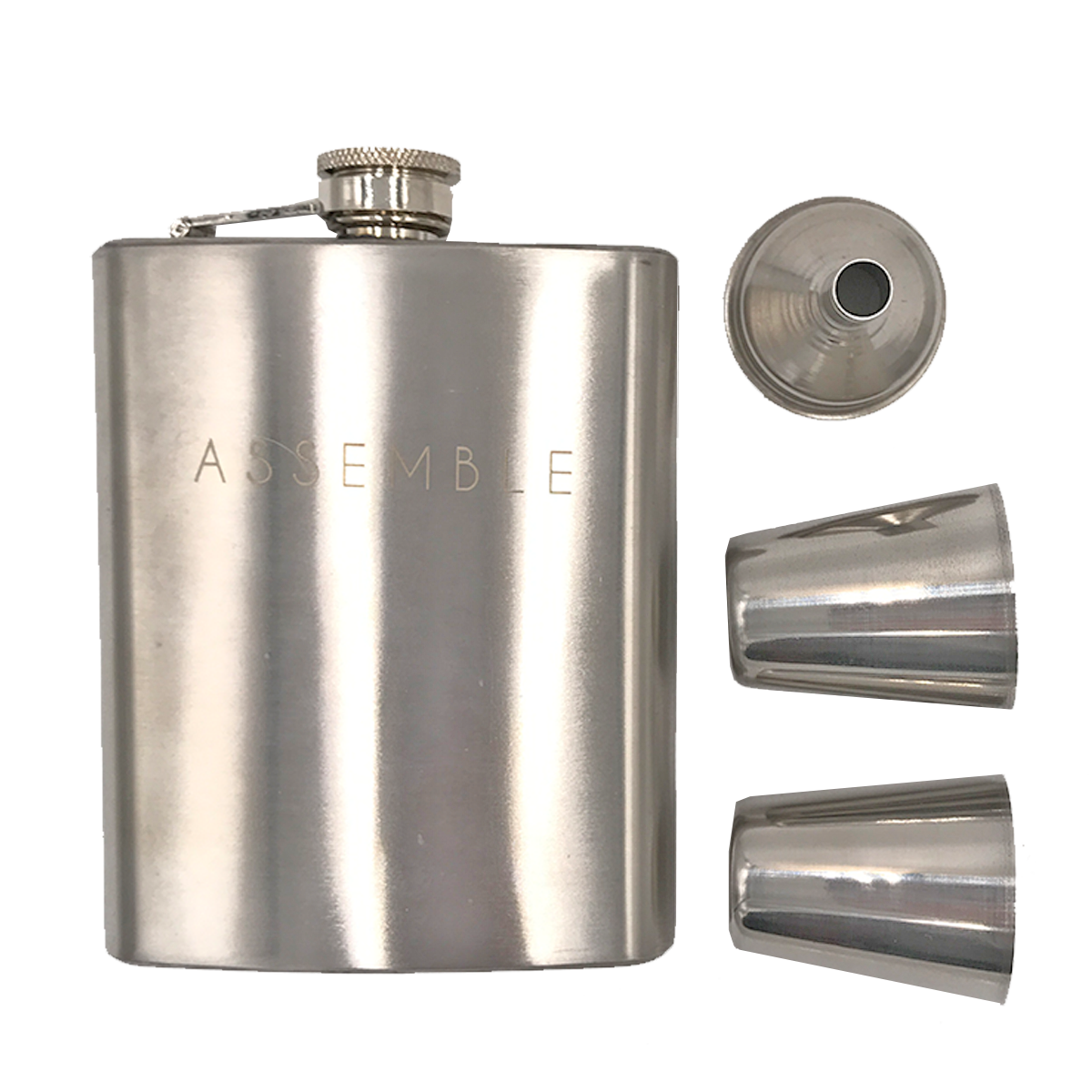 Assemble's Hip Flask Set - Assemble Singapore