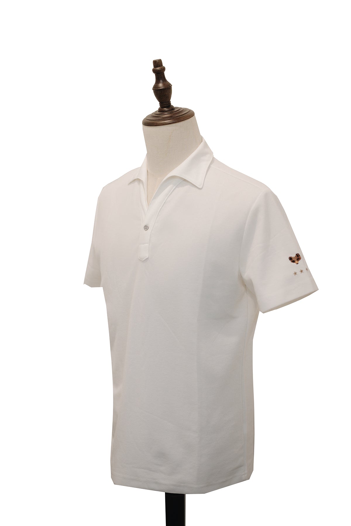 One Piece Collar Polo Tee - White - Assemble Singapore