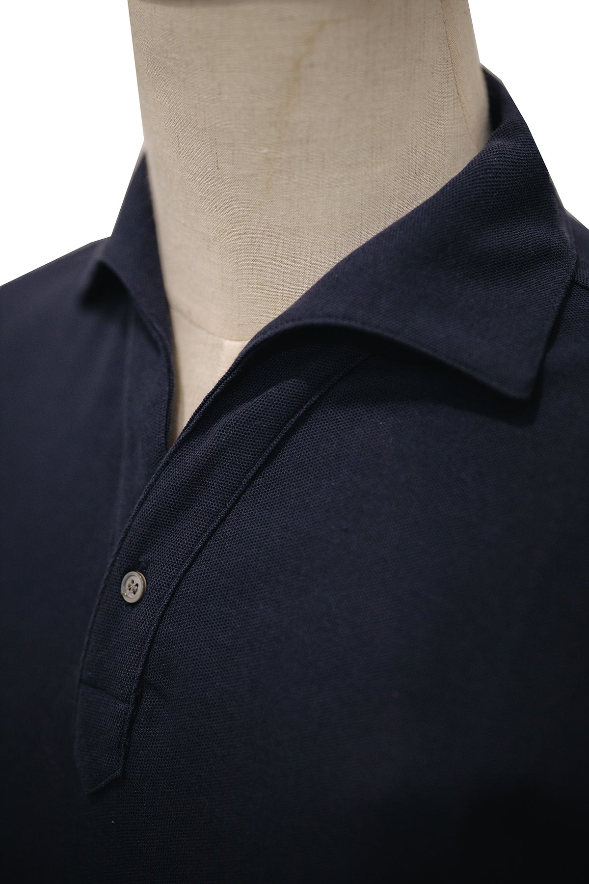 One Piece Collar Polo Tee - Blue - Assemble Singapore
