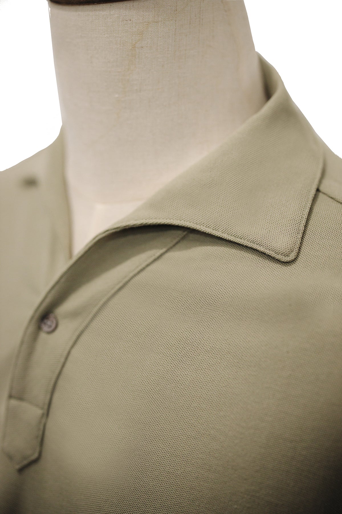 One Piece Collar Polo Tee Long Sleeve - Moss - Assemble Singapore