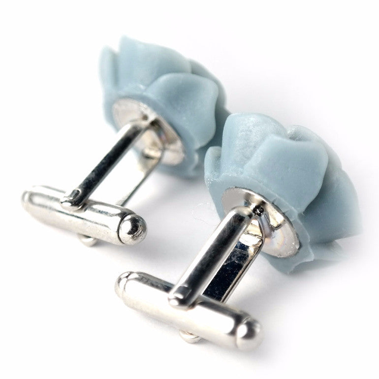 Cauli Resin Cufflinks - Grey - Assemble Singapore