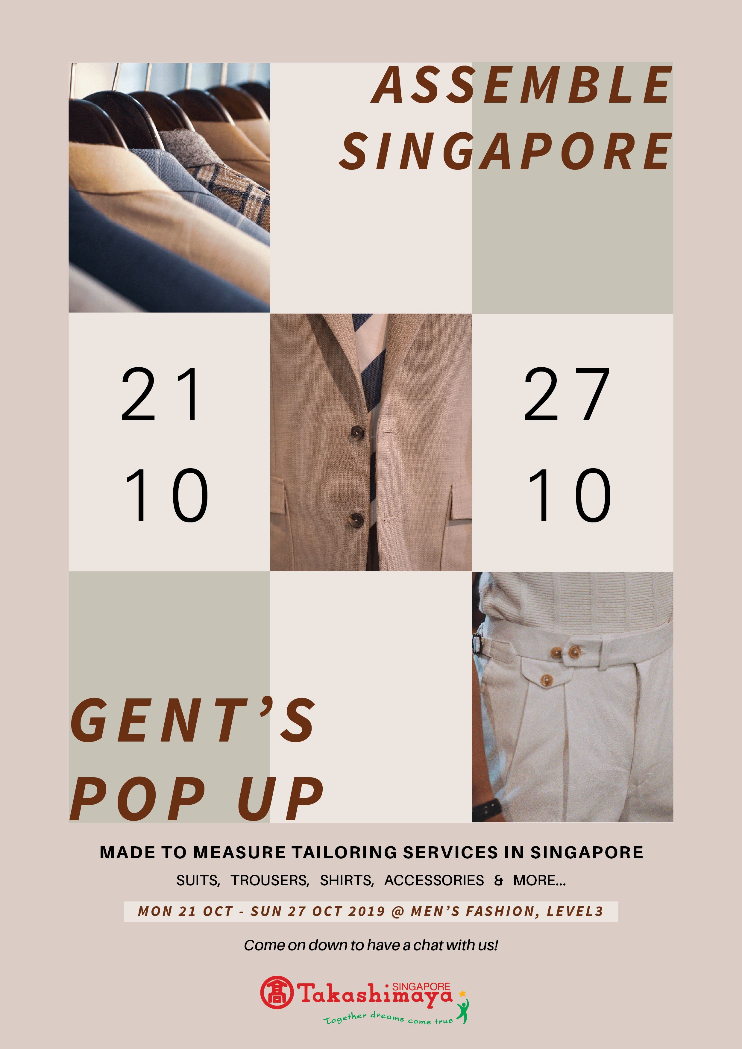 Pop-up Store @ Takashimaya - Assemble Singapore