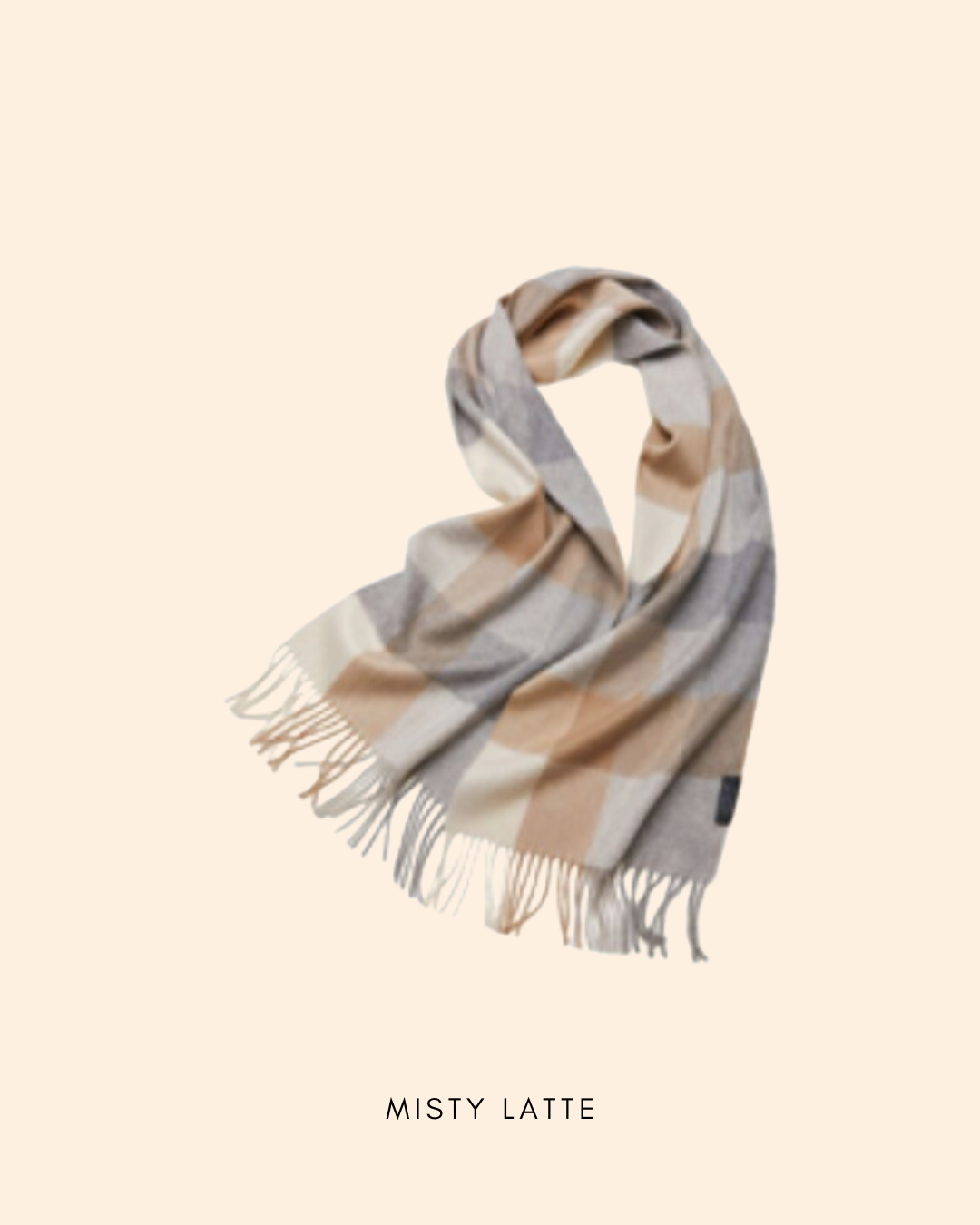 Pure Cashmere Scarf II: Checkered