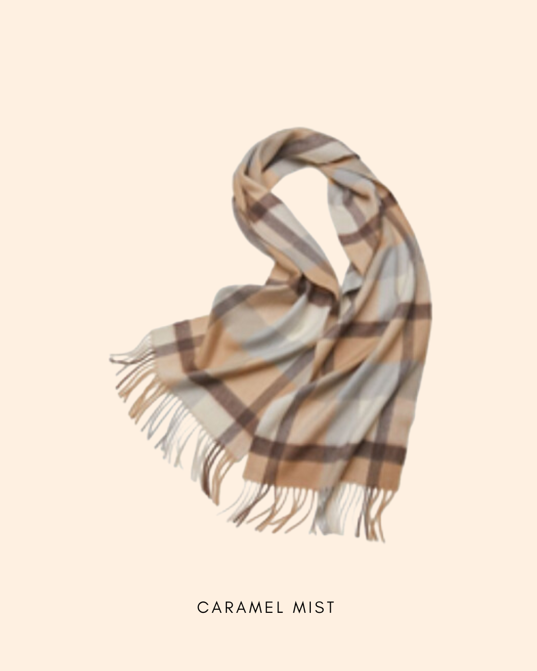 Pure Cashmere Scarf II: Checkered