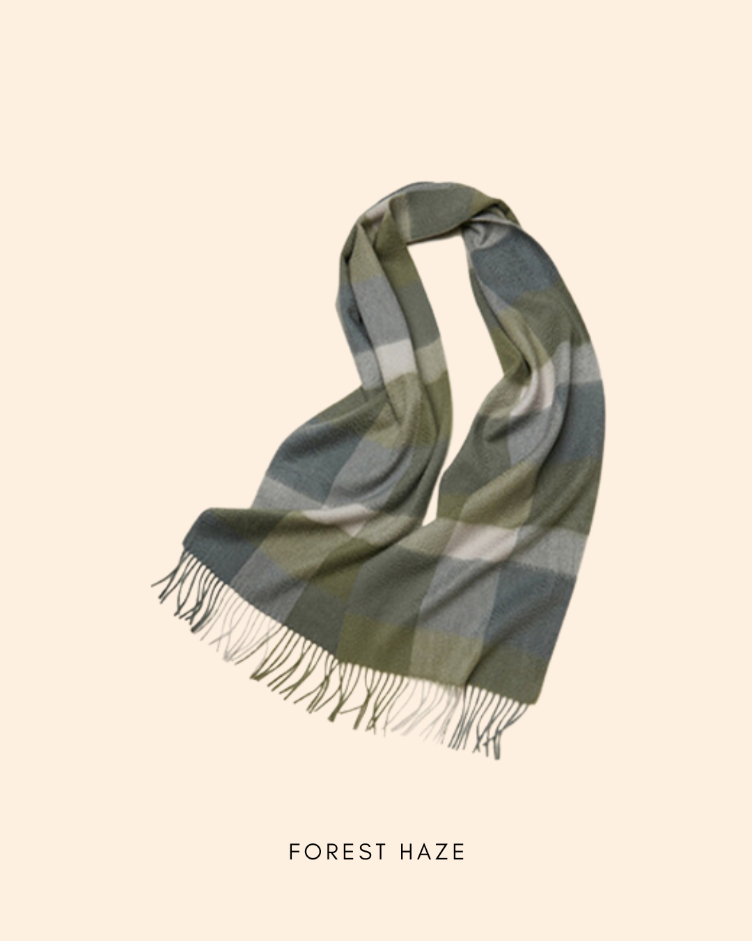 Pure Cashmere Scarf II: Checkered