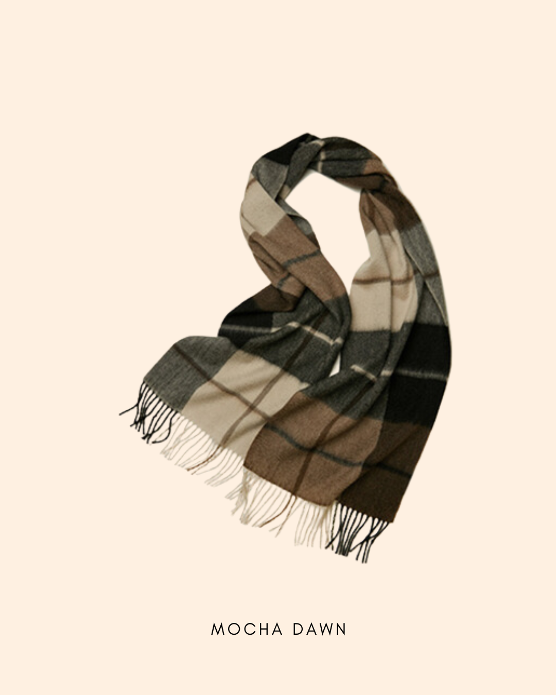 Pure Cashmere Scarf II: Checkered