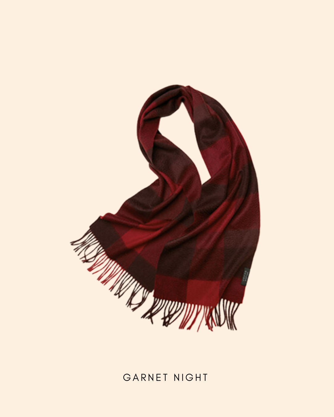 Pure Cashmere Scarf II: Checkered