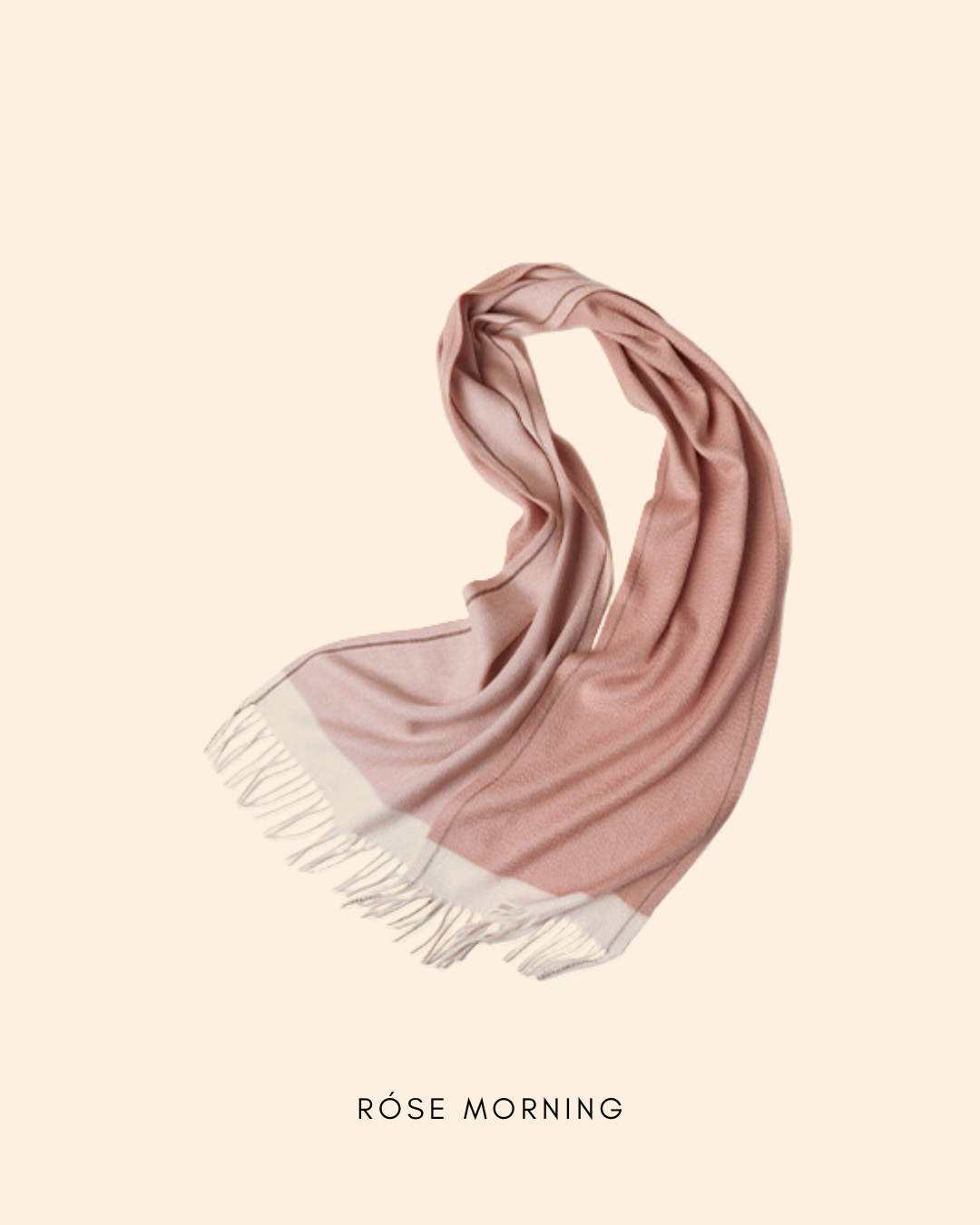 Pure Cashmere Scarf II: Two Tone