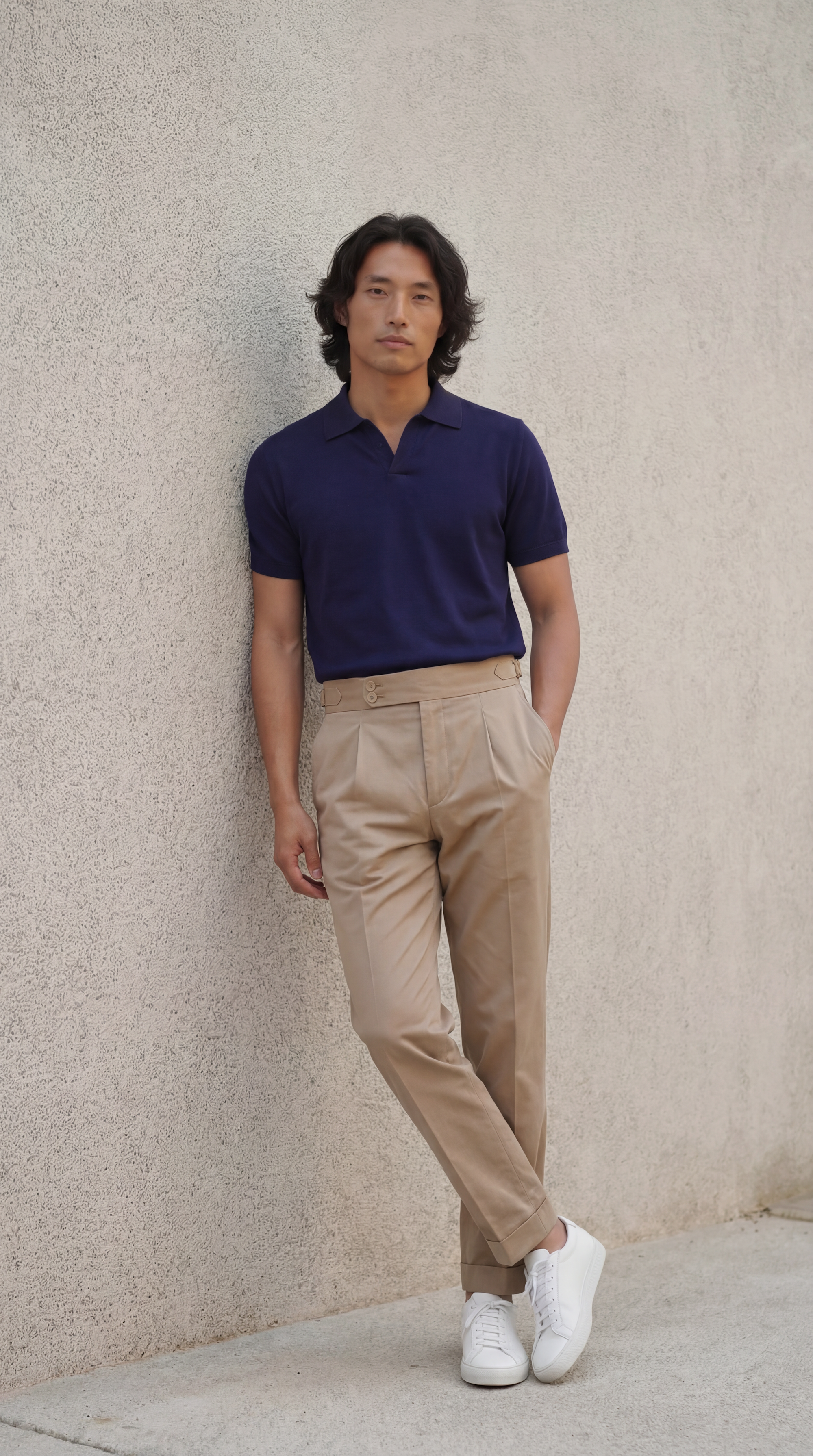 Knitted Polo Shirt