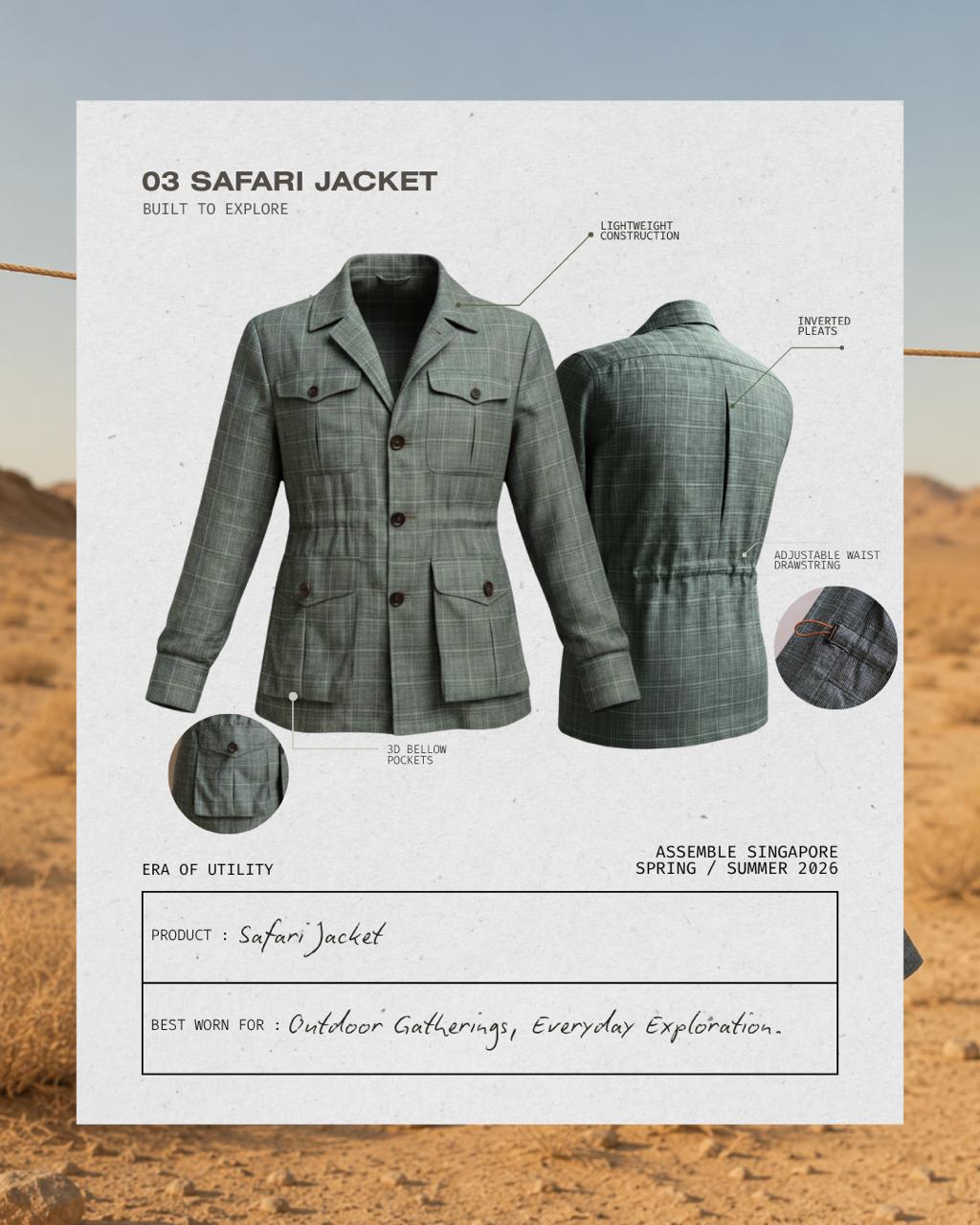 Safari Jacket — Made to Order
