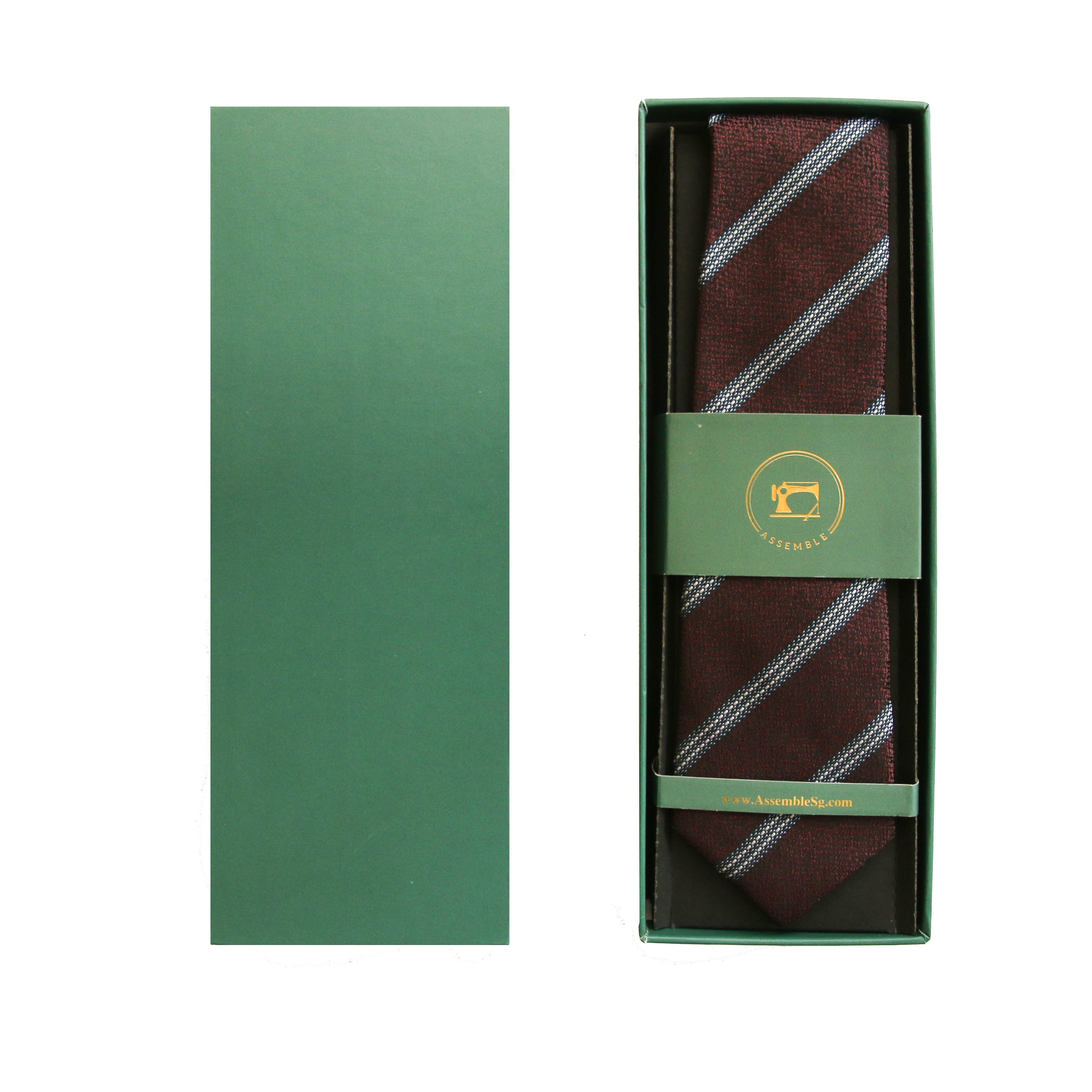 The Maroon Regimental Stripes - Assemble Singapore