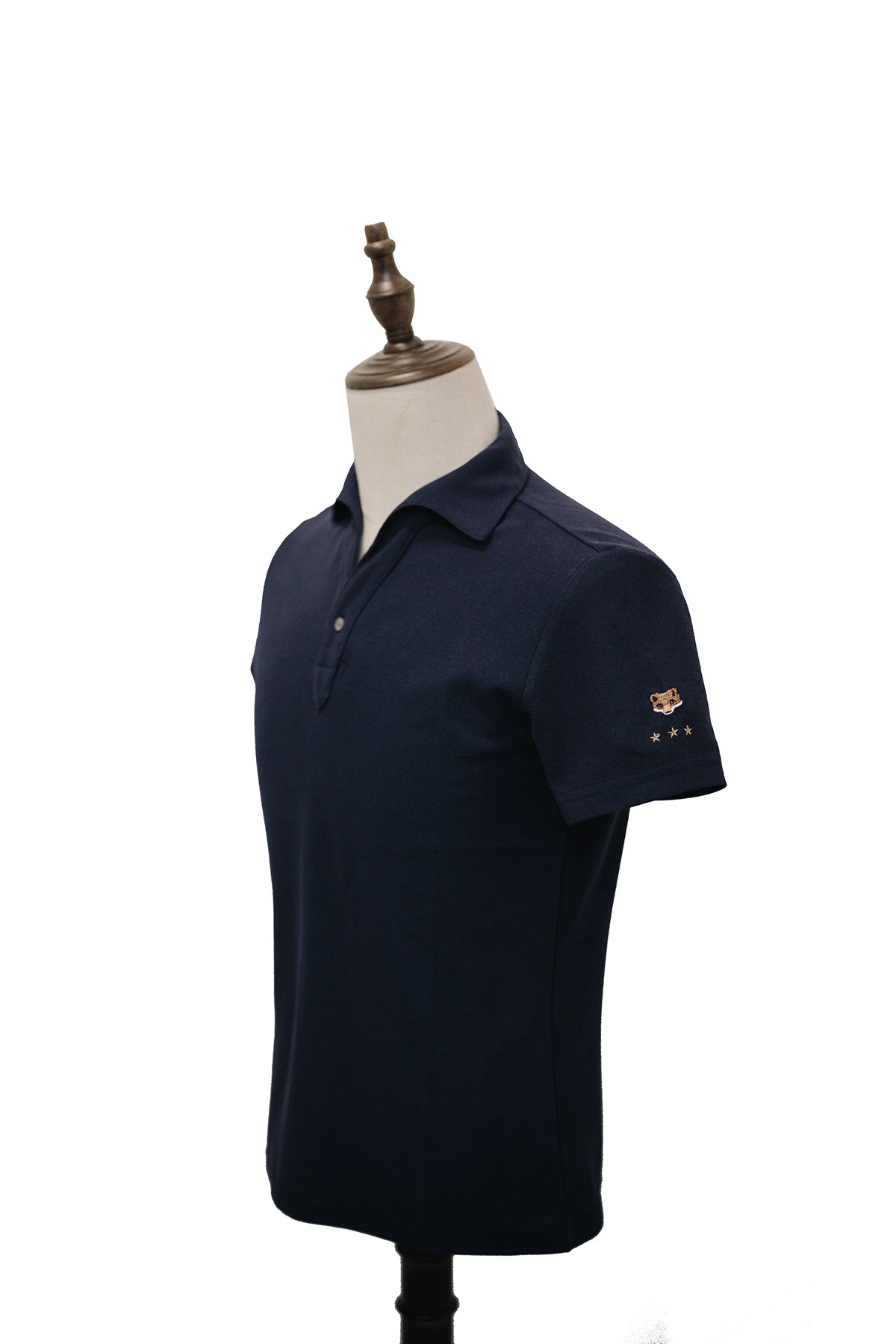 One Piece Collar Polo Tee - Blue - Assemble Singapore