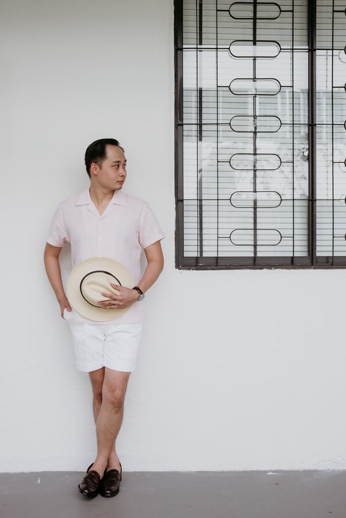 Ivory Quest Cotton Chino Shorts - Assemble Singapore