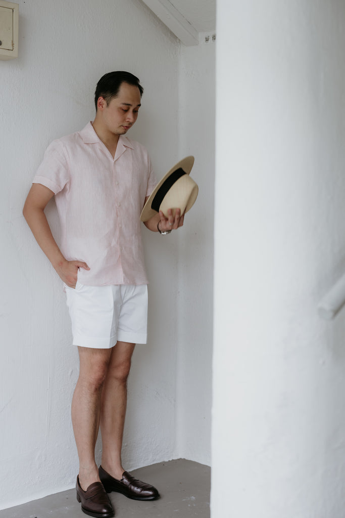 Ivory Quest Cotton Chino Shorts - Assemble Singapore