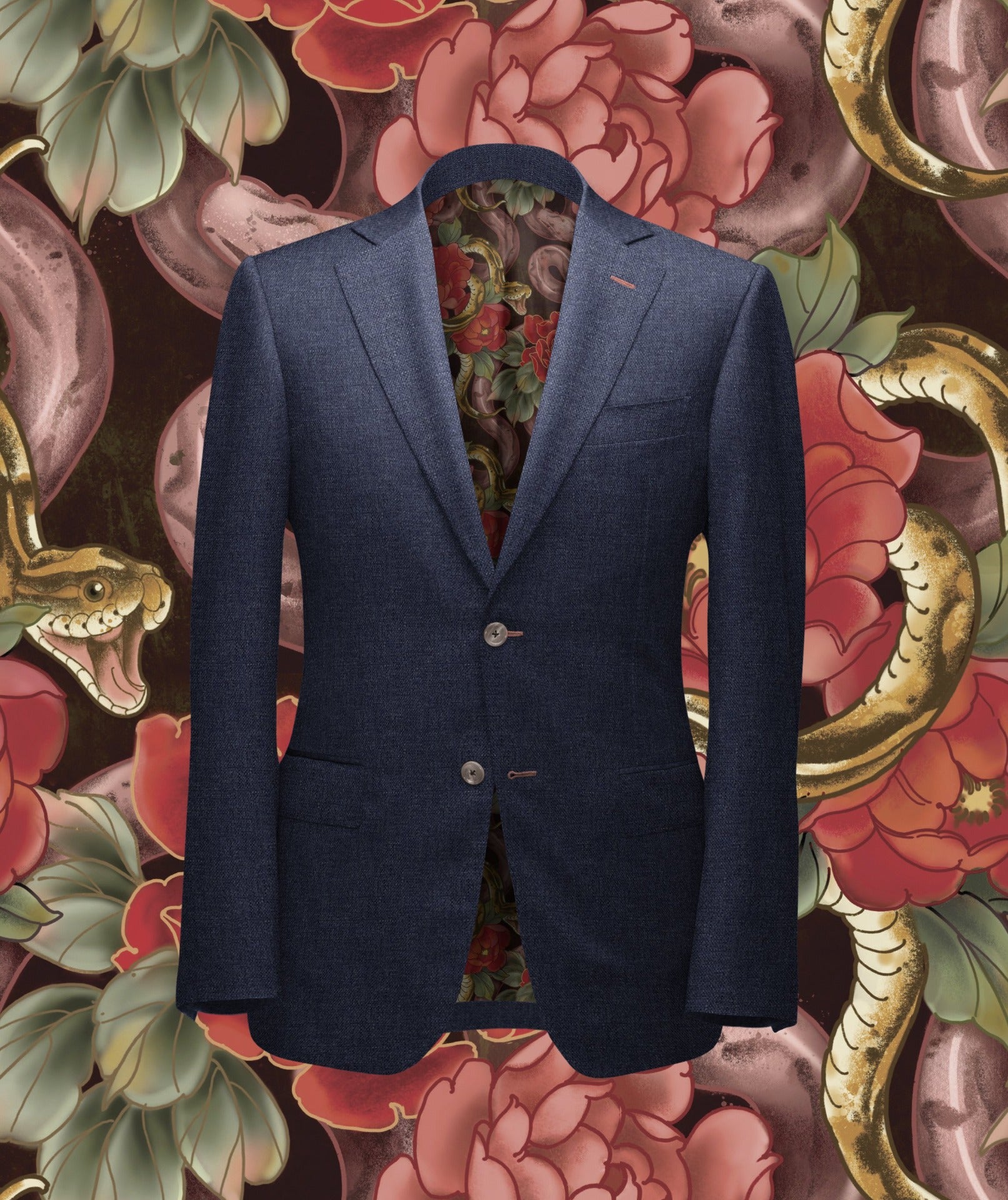 Snake & Peony by @Gildebeest - Assemble Singapore